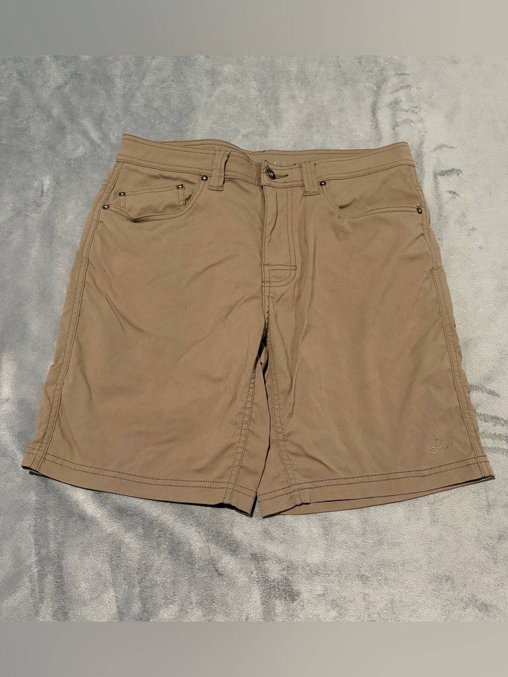Prana Shorts Mens 32 Brown Lightweight Hiking Outdoor Casual